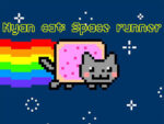 Nyan Cat: salão de casa